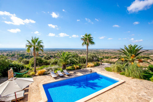 Finca con espectaculares vistas de 180 grados en Santanyi