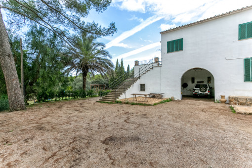 Vista exterior de la finca