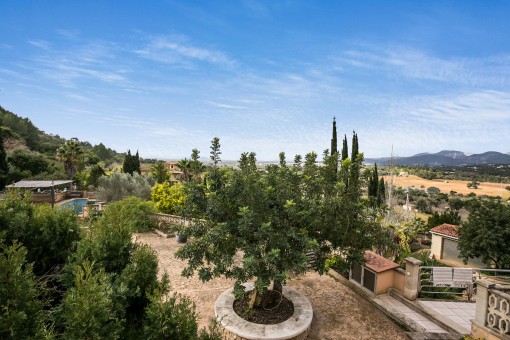 Patio con vistas a los alrededores