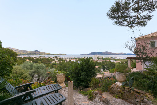 Terraza con vistas panorámicas