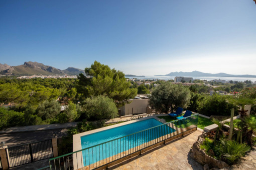 Fantástico chalet con vistas al mar en Puerto de Pollença