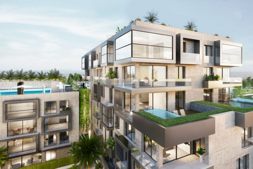 Dúplex - Ático de nueva construcción de 2 dormitorios con vistas al mar en Nou Llevant, Palma