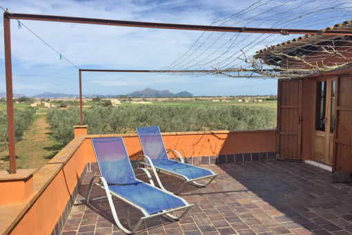 Finca mallorquina en Muro con mucho espacio y vistas panorámicas a los alrededores