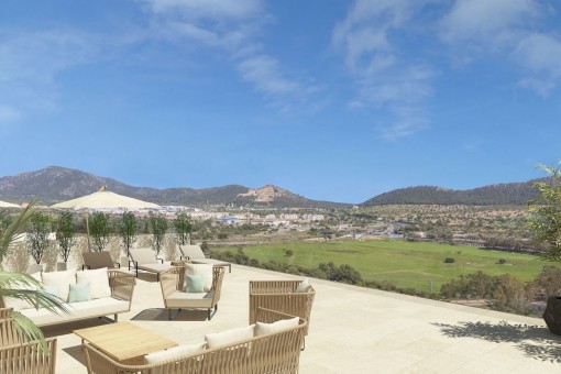 Terraza con una vista