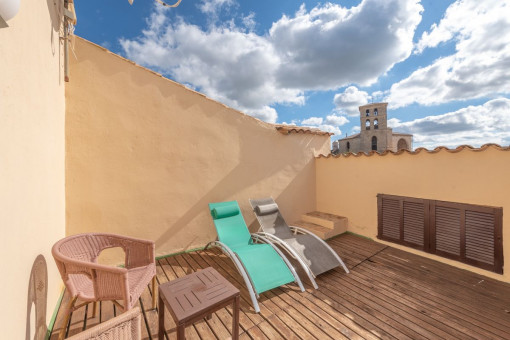 Terraza propia de la suite