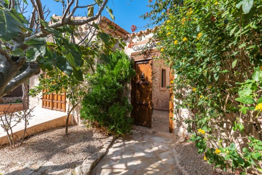 Entrada de la finca