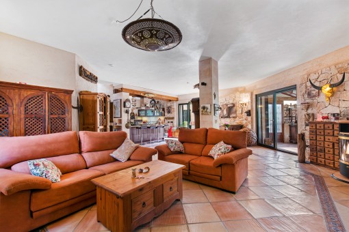 Salón de esta abierta con cocina