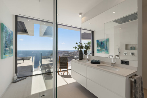 Baño con vistas fantásticas