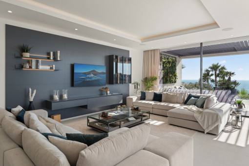 Acogedor salón de diseño