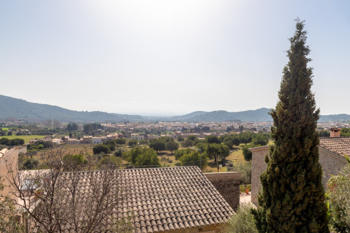 Vista lejanas hasta el pueblo