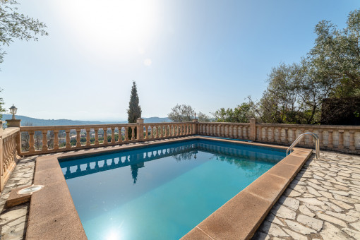 Piscina con vistas fantásticas