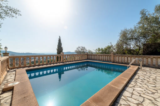 Piscina con vistas fantásticas