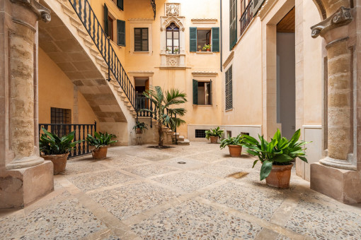 Vista al patio principal