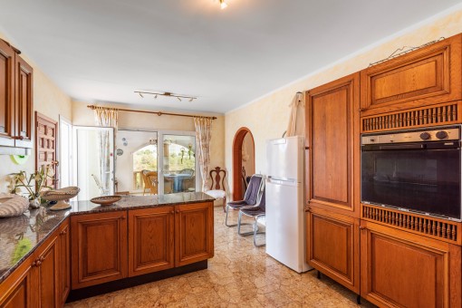 Cocina rústica de madera