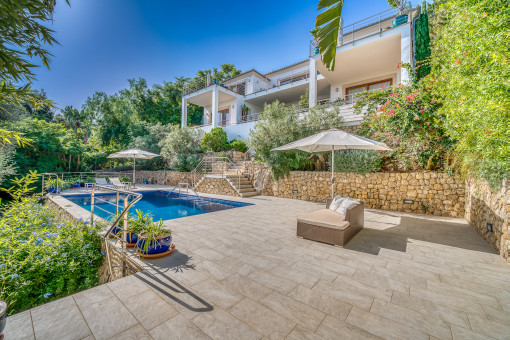 Maravillosa villa en Puerto Pollença con piscina y vistas al mar