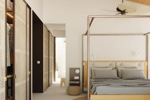Dormitorio doble y elegante 