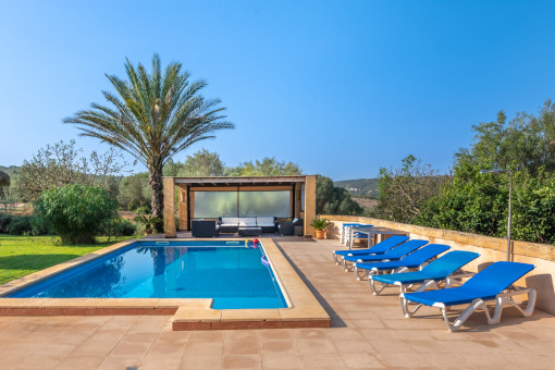 Área de piscina