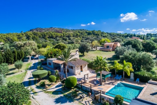 Acogedora finca con casa de invitados y piscina en un lugar tranquilo de Alcudia