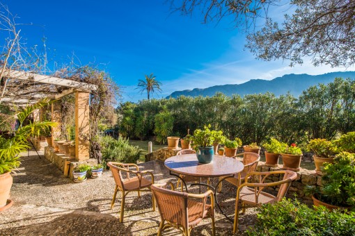 Otra terraza con zona de estar