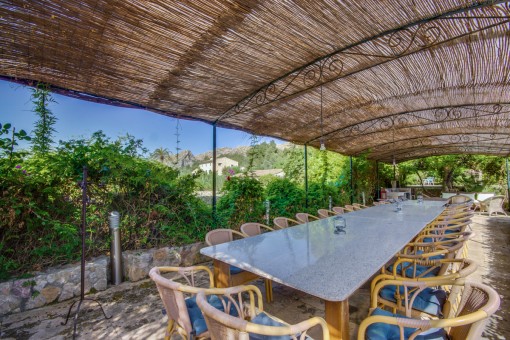 Comedor de la segunda piscina