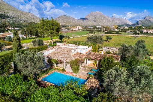 Finca desde arriba