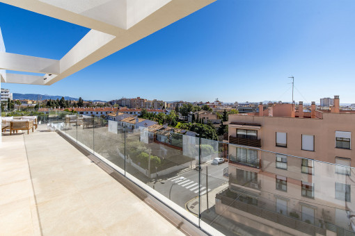 Terraza en la planta