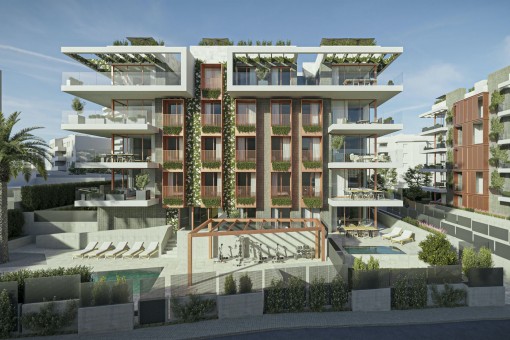 Moderno piso nueva construcción en una urbanización de lujo en Palma