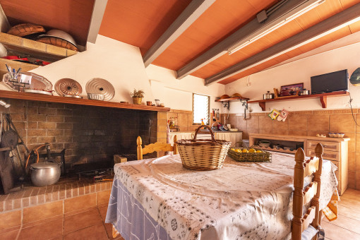 Cocina rústica / Barbacoa