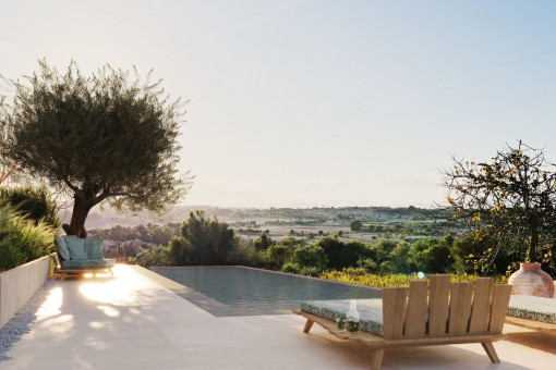 Finca de nueva construcción en Lloret de Vistalegre con estupendas vistas panorámicas