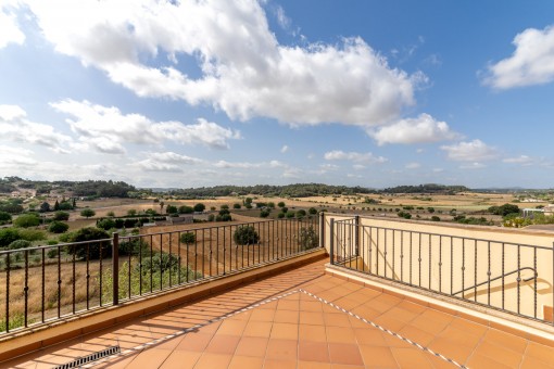 Terraza con vistas despejadas