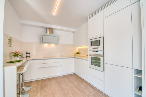 Vista a la cocina