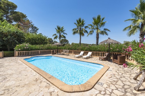 Piscina soleada