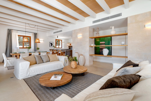 Salón-comedor abierto