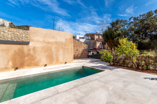 Piscina soleada