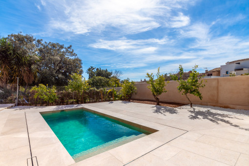 Piscina soleada