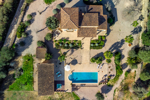 Finca a vista de pájaro