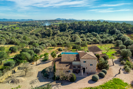 Vista exterior de la finca