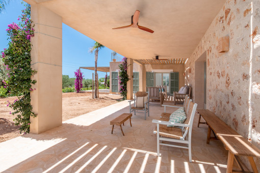 Terraza cubierta