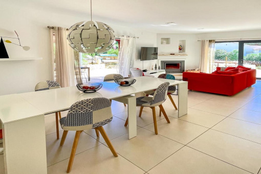 Salón-comedor moderno