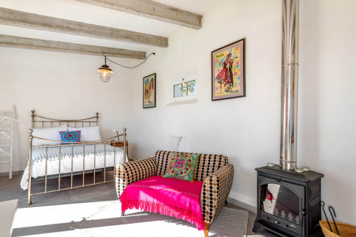 Salón y dormitorio abierto