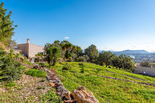 Jardín con vista