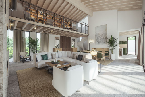 Salón comedor abierto