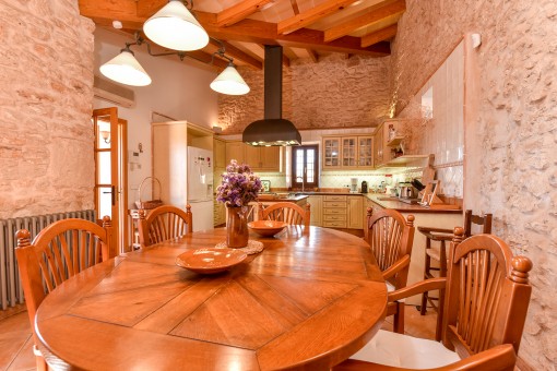 Comedor en la cocina