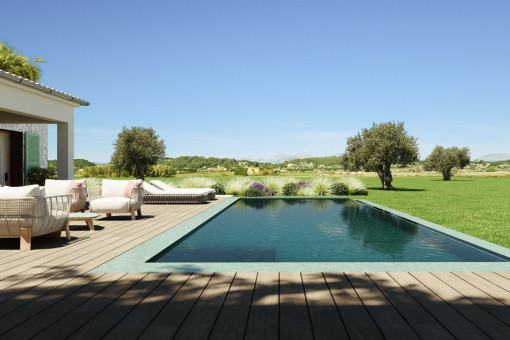 Área de piscina