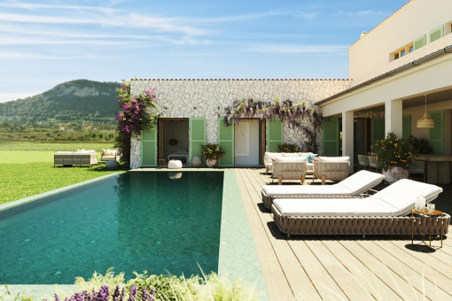 Área de piscina
