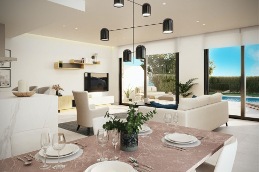 Salón luminoso