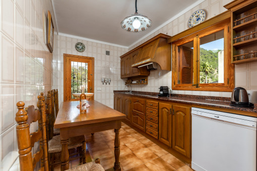 Cocina rústica