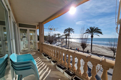 Ático único en primera línea de mar de Playa de Palma