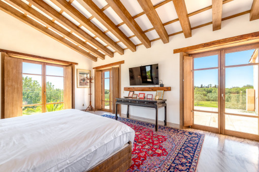Dormitorio con vistas 