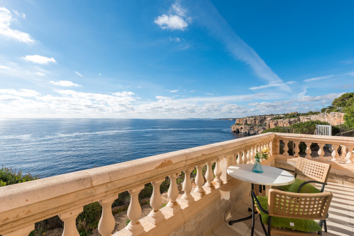 Terraza con vistas al mar